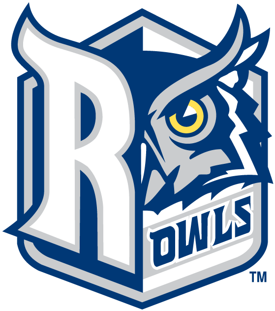 Rice Owls 1997-2009 Alternate Logo iron on paper